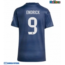 Camisa de Futebol Real Madrid Endrick #9 Equipamento Secundário Mulheres 2025-26 Manga Curta